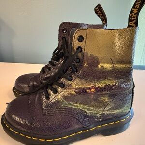 Dr Doc Martens Fisherman JMW William Turner Tate 1460 Pascal Boots UK 4 US 6.5